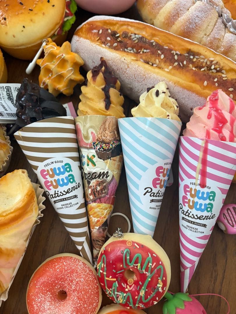 スイーツ型ストレスボールセット　スクィーズ