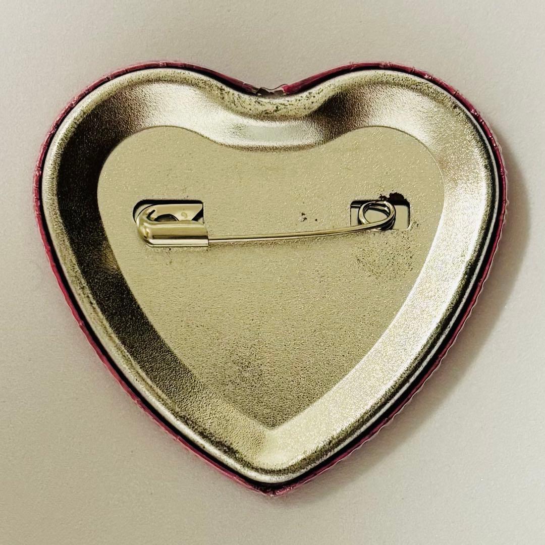 ダンガンロンパ ナンジャタウン テレ顔 照れ顔 ハート缶バッジ 田中眼蛇夢