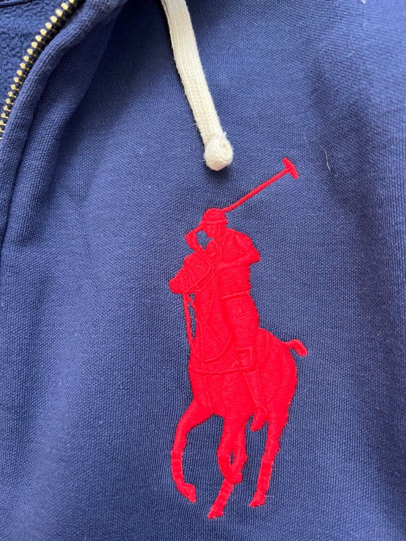 ラルフローレン　ビックポニー　ジップアップパーカー　Sサイズ