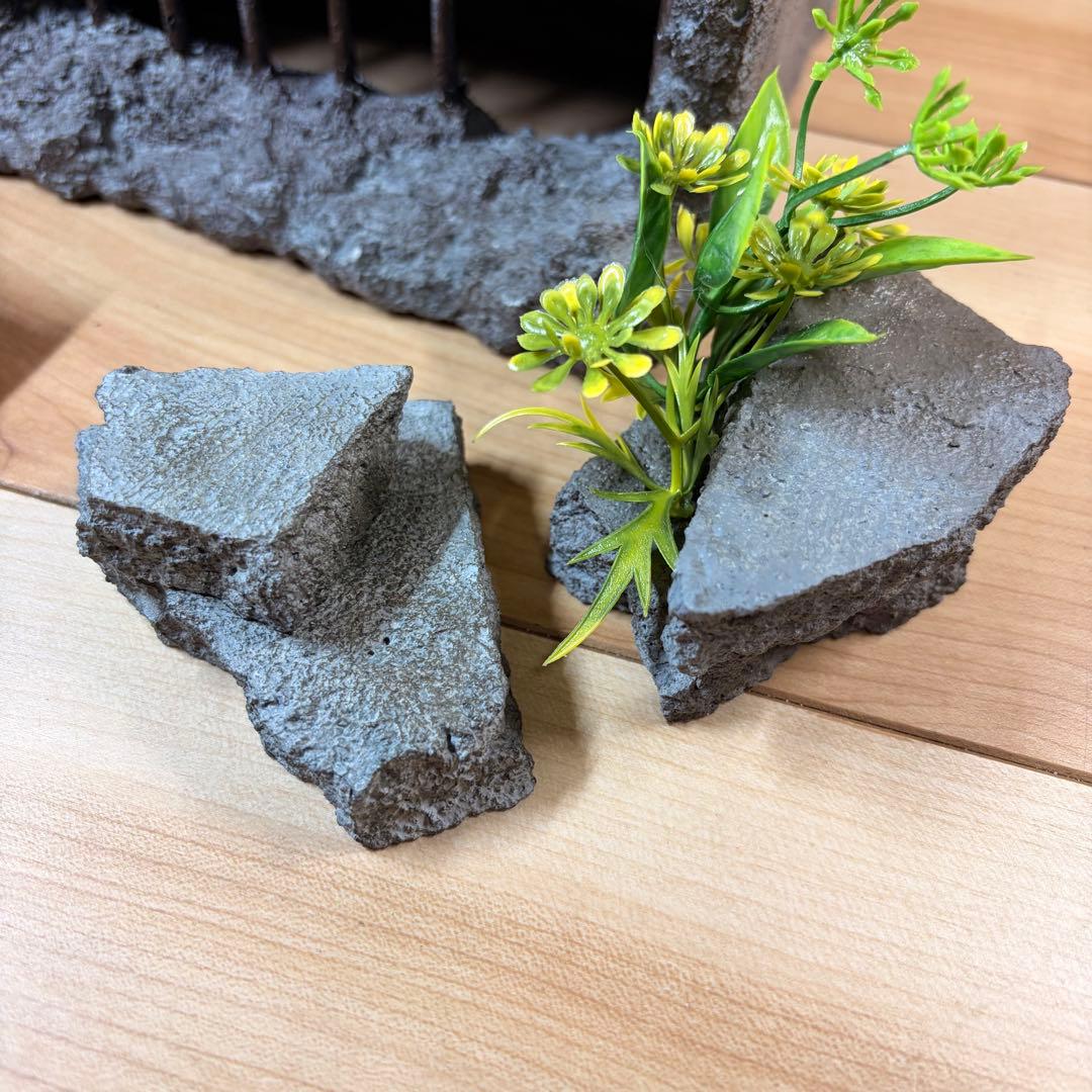 [3] 月光堂 監獄 シェルター ロック オマケ付 (爬虫類/レオパ)