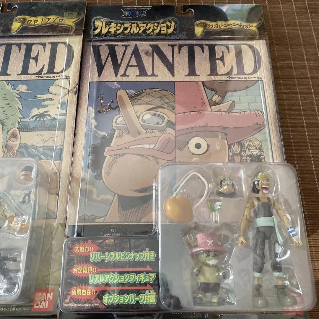 【未開封】ワンピース　フレキシブルアクション　フルセット　ルフィ　エース　ゾロ