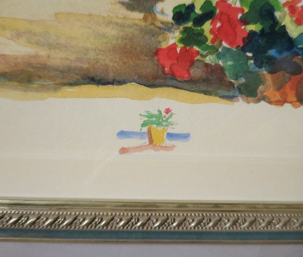 特価◯絵画 シルクスクリーン版画 額装品