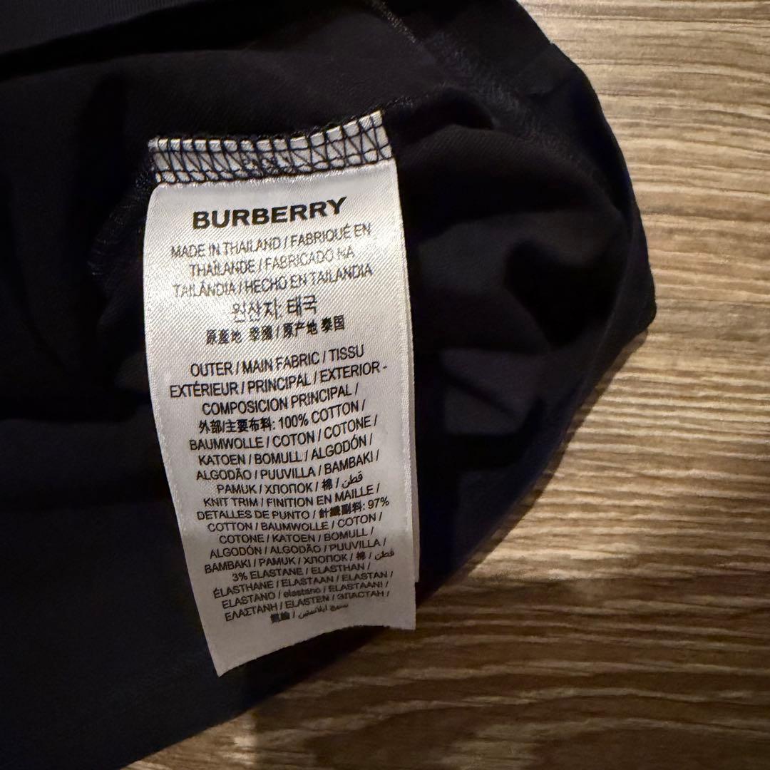 そ*様 BURBERRY プリントTシャツ XL ブラック