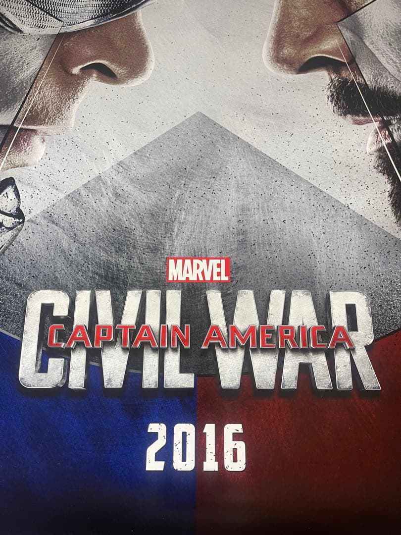 *枚数限定*映画館用両面印刷ポスターUS版:シビル・ウォー/キャプテンアメリカ