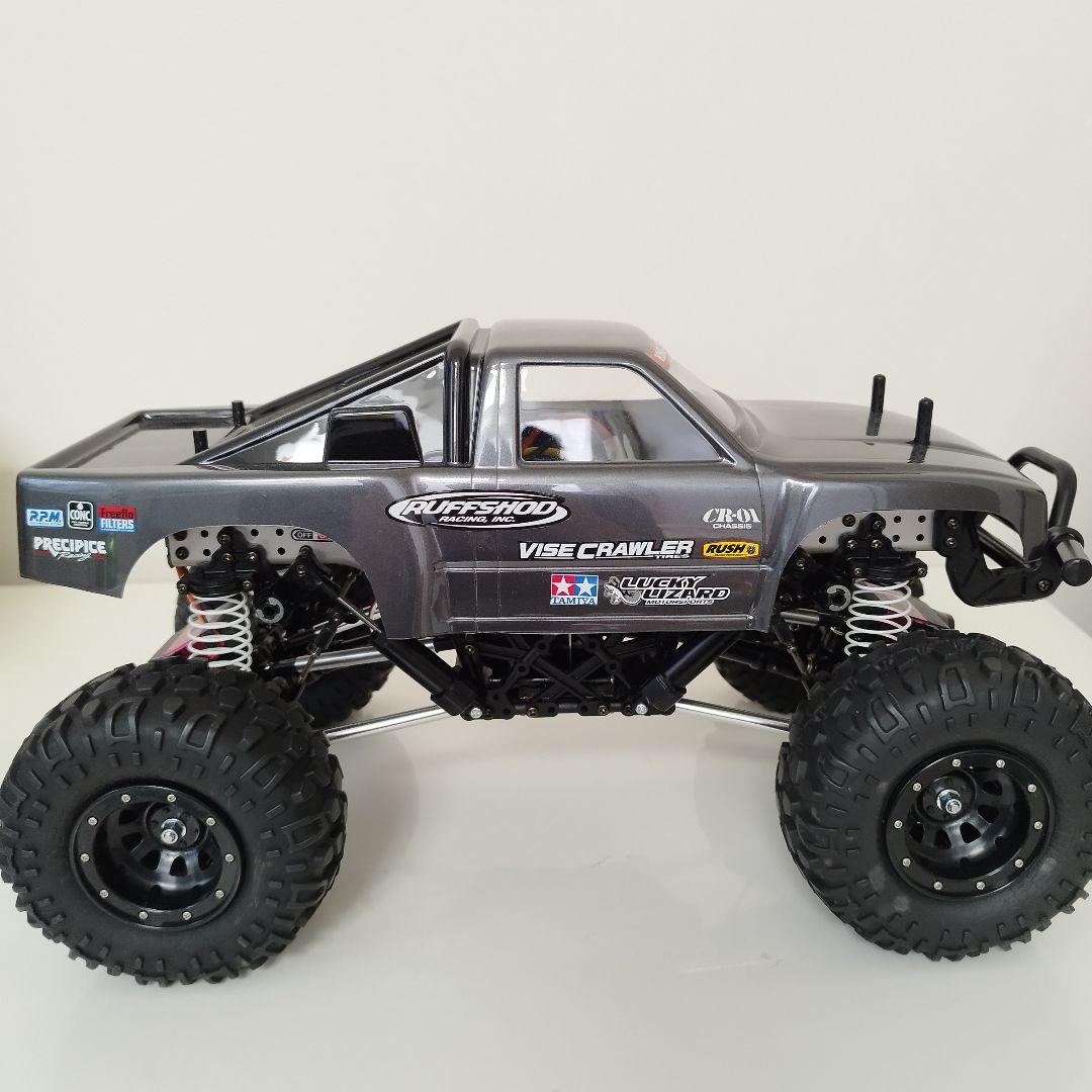 タミヤ　CR01 ロックソッカー　クローラー　4ws化　オプションあり