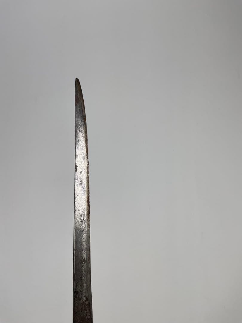 小柄　赤銅魚々子雲龍図　時代武具　刀装具