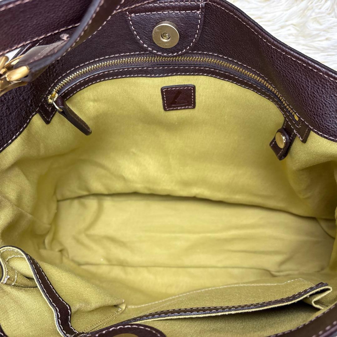 美品、土屋鞄、AGIR、アジール、2WAY、ショルダーバッグ、レザー