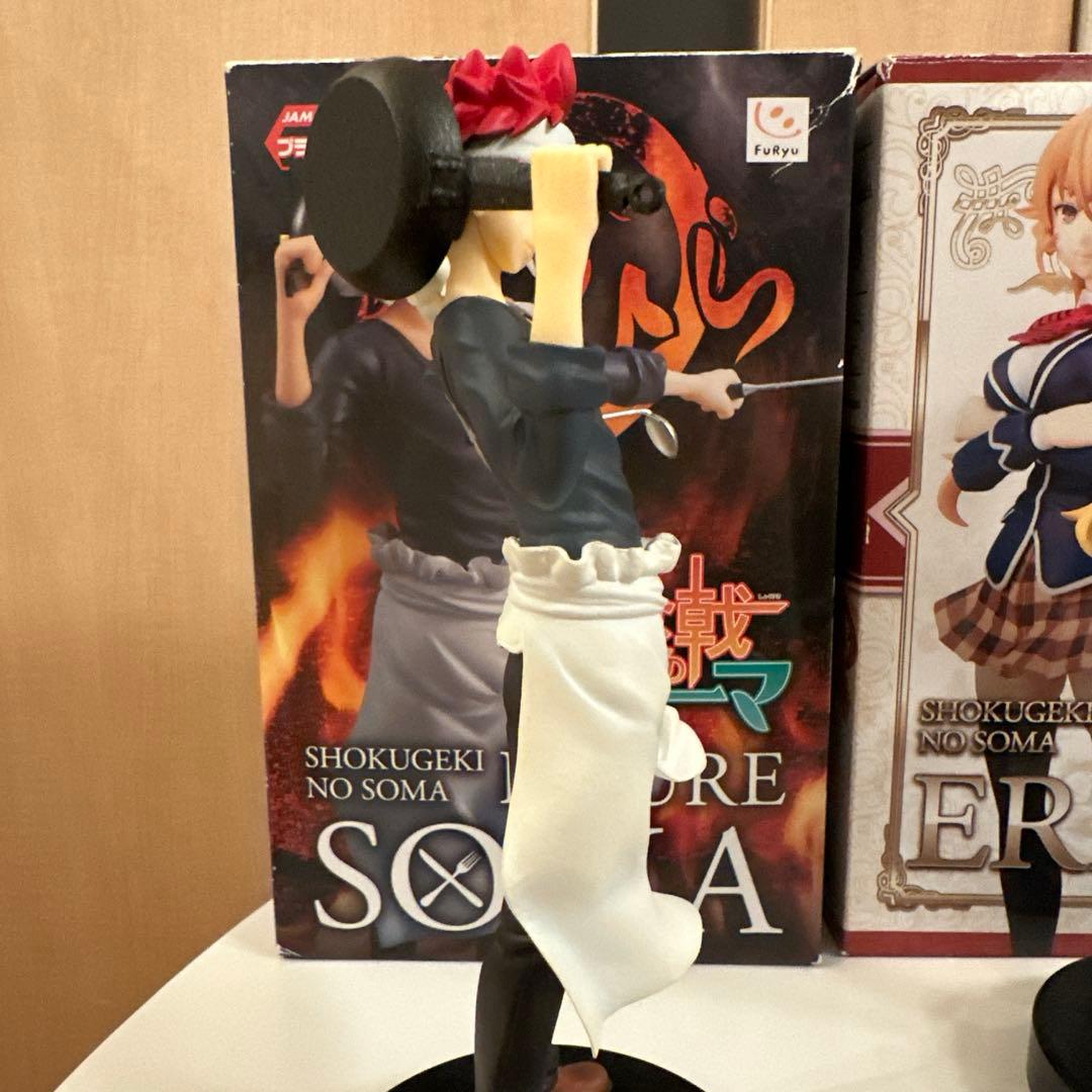 食戟のソーマ 幸平創真 薙切えりな フィギュア プライズ furyu