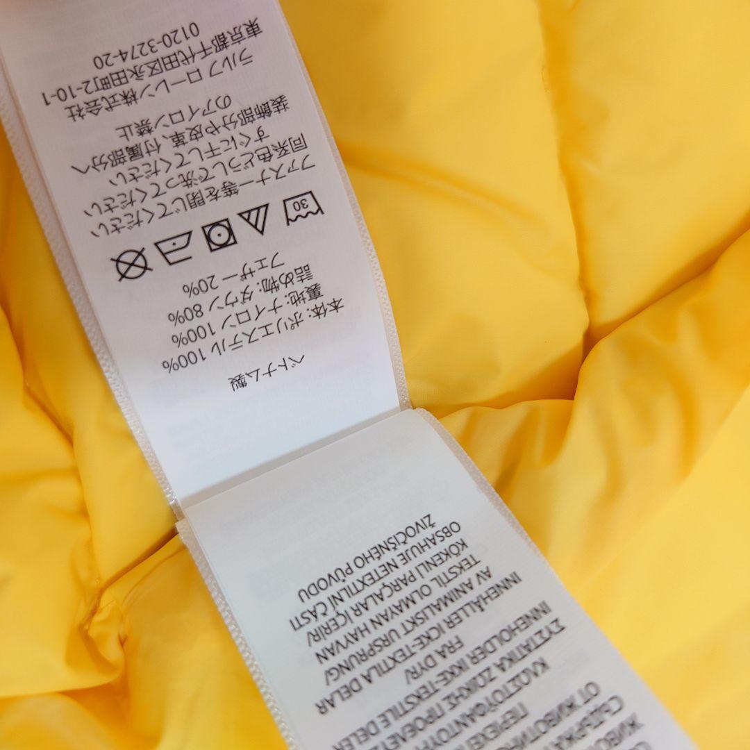 ラルフローレン　ダウンジャケットイエロー　2T90、95サイズ