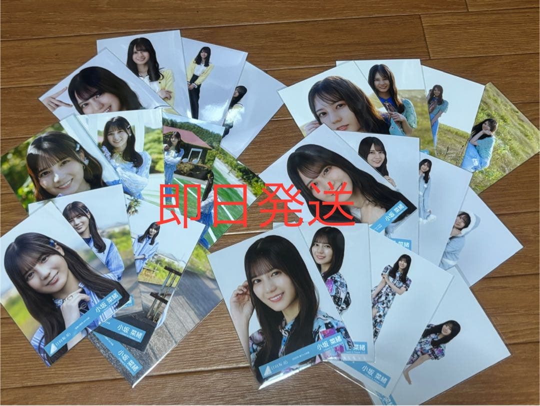 日向坂46 小坂菜緒 お願いバッハ 夏フェス サンタ 言葉の限界 生写真コンプ