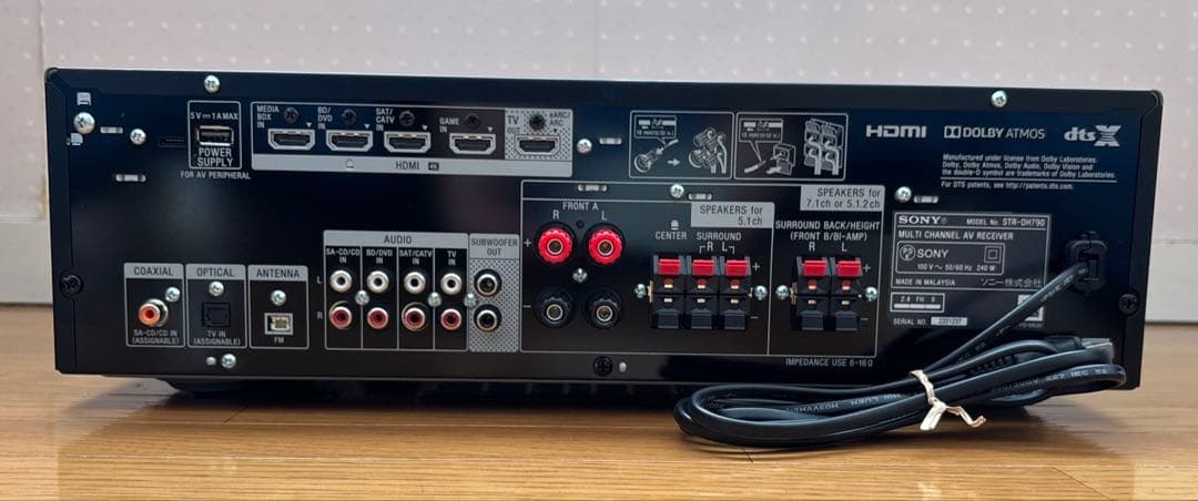 SONY ソニー AVアンプ STR-DH790