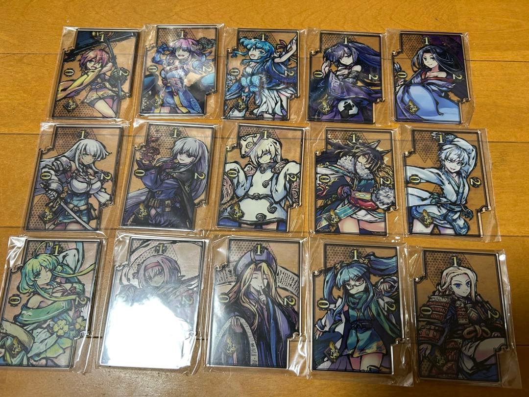 桜降る代に決闘を アクリル集中力プレート15枚セット 未使用