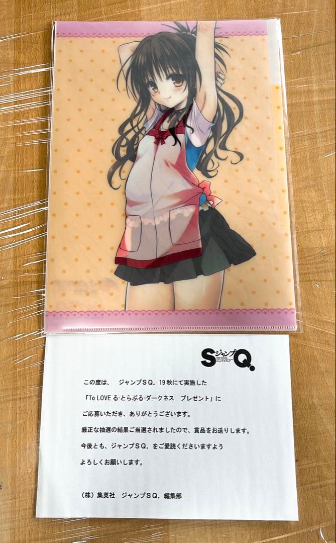 ジャンプSQ ToLOVEる-とらぶるダークネス 結城美柑 透視クリアファイル