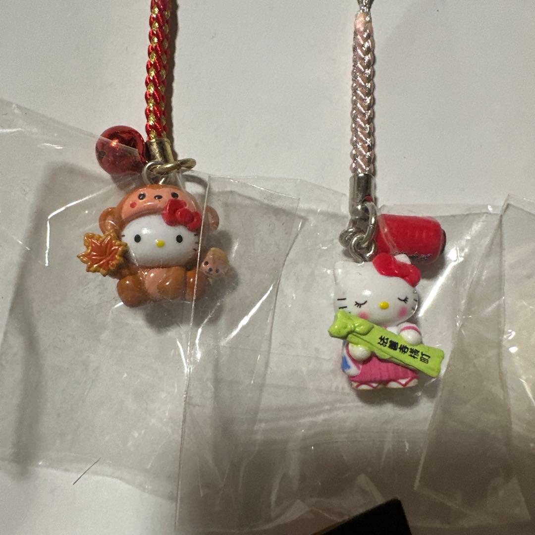 【新品未開封】ハローキティご当地根付けストラップ9個セット