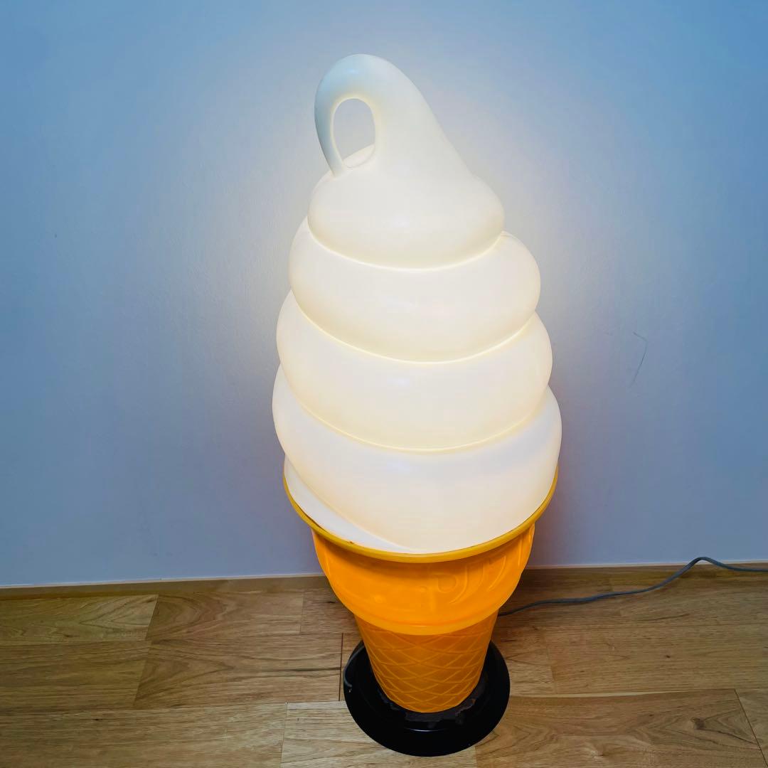 看板 ソフトクリーム 照明 業務用 ライト 置物 アイス