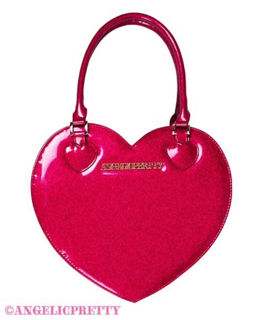 S*I様 グリッターLove Heartトートバッグ