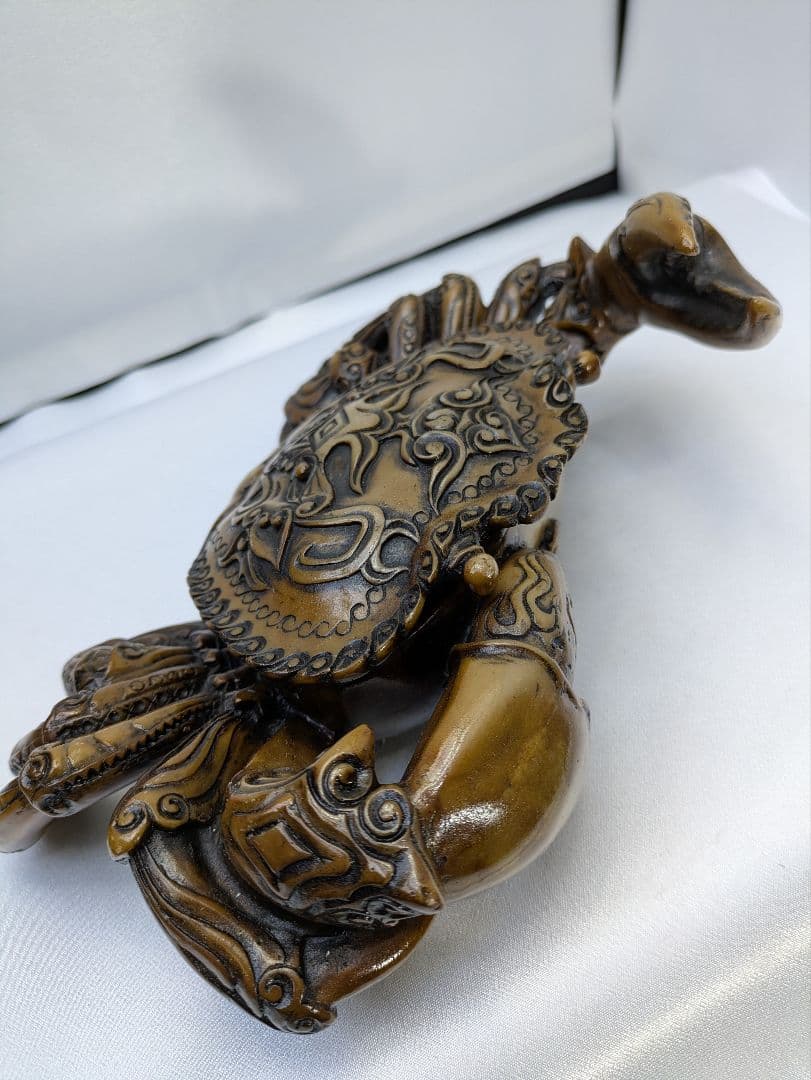 ☆b479、蟹 置物 風水 カニ 風水置物 インテリア 金運祈願 開運