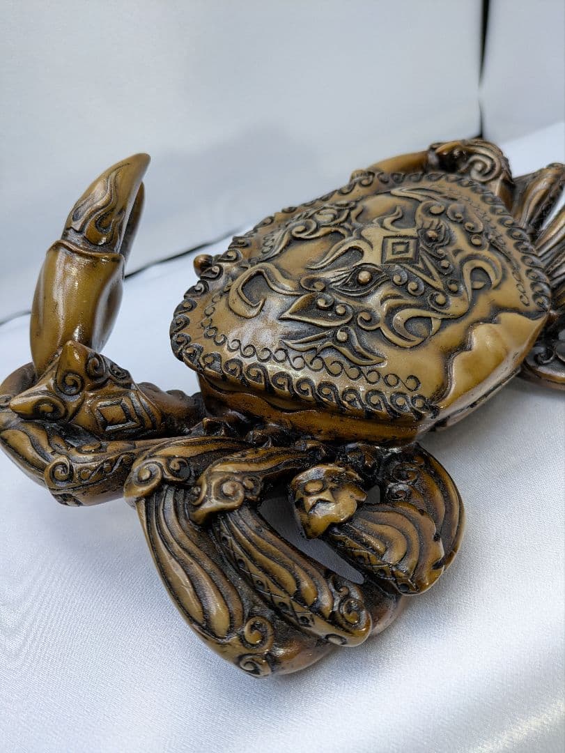 ☆b479、蟹 置物 風水 カニ 風水置物 インテリア 金運祈願 開運