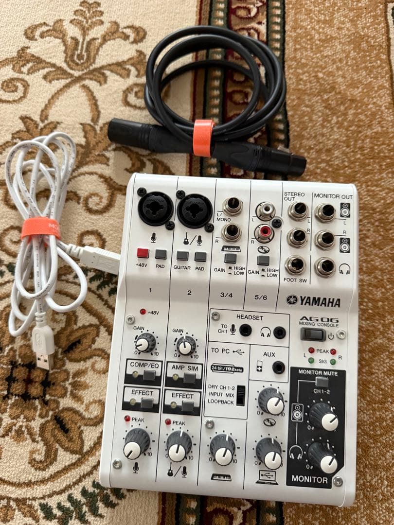 YAMAHA AG06オーディオインターフェース
