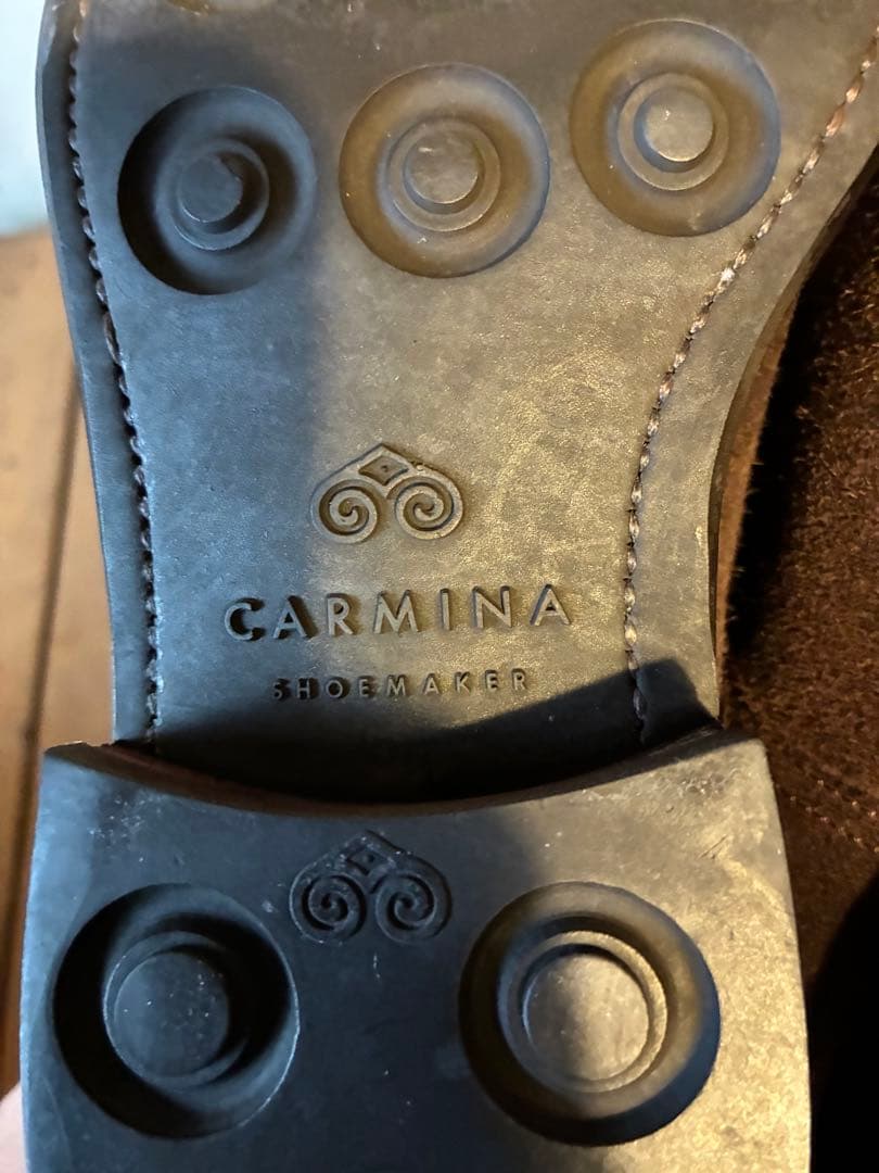 カルミナ　スエードプレーントゥ　5.5表記