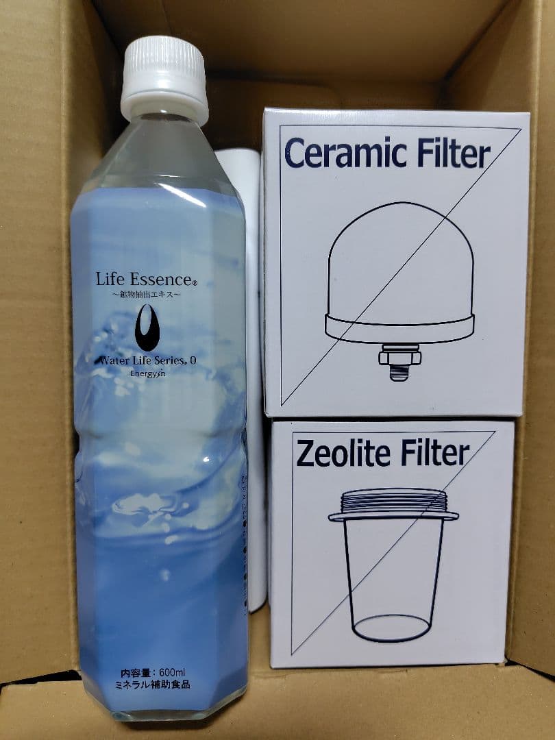 【新品】クラブエコウォーター　ライフエッセンス 600mL&専用フィルターセット