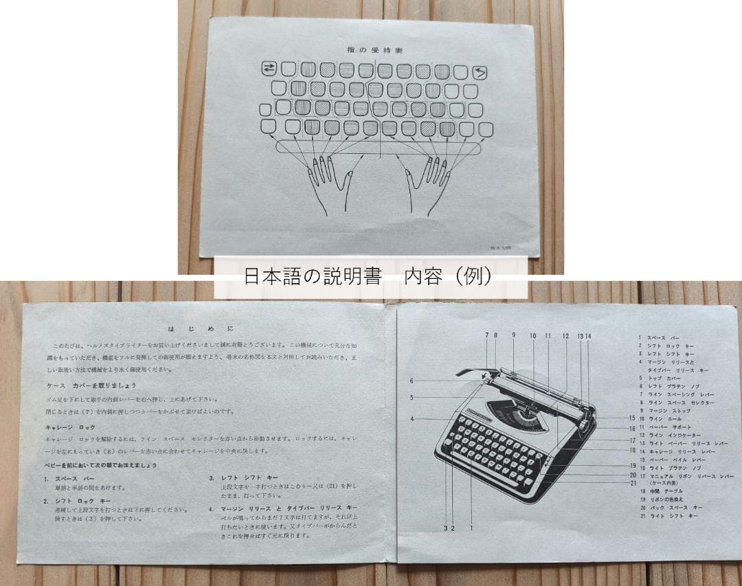 Hermes Baby タイプライター 実動確認済 ヴィンテージ名機 付属品付