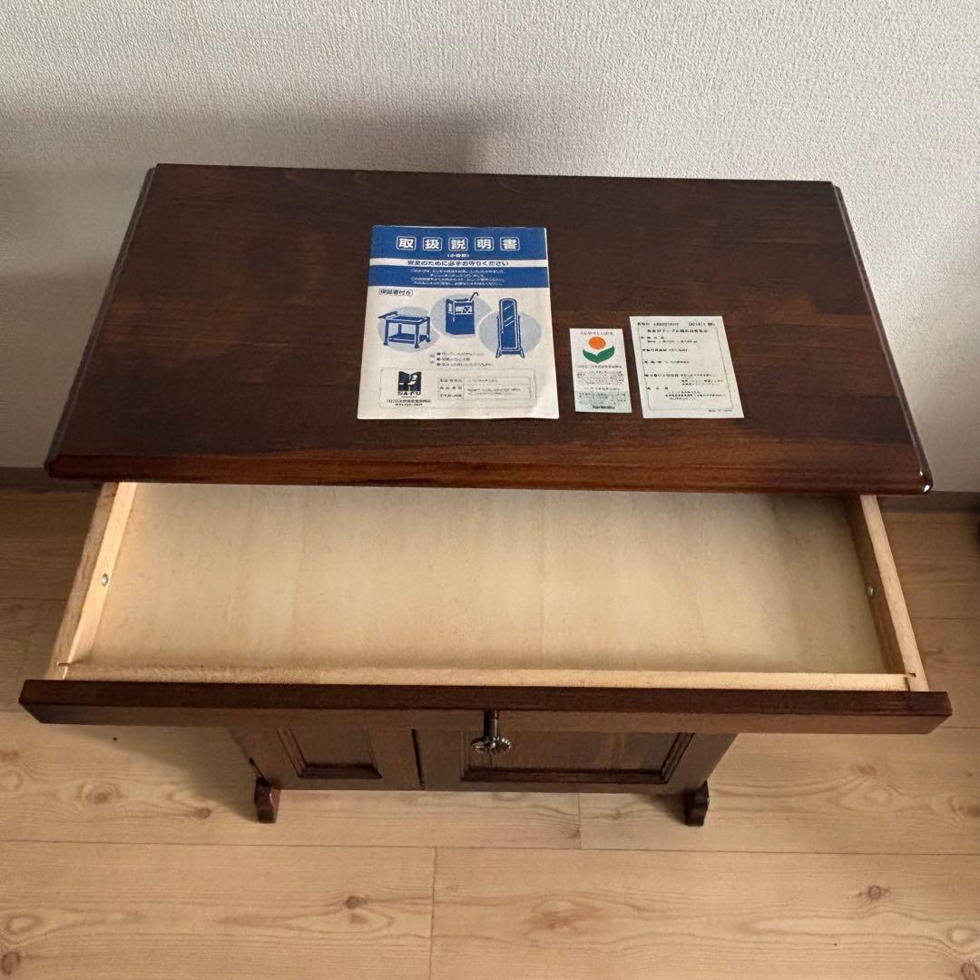 ✨️美品✨️ Karimoku カリモク コロニアル 電話台 サイドチェスト