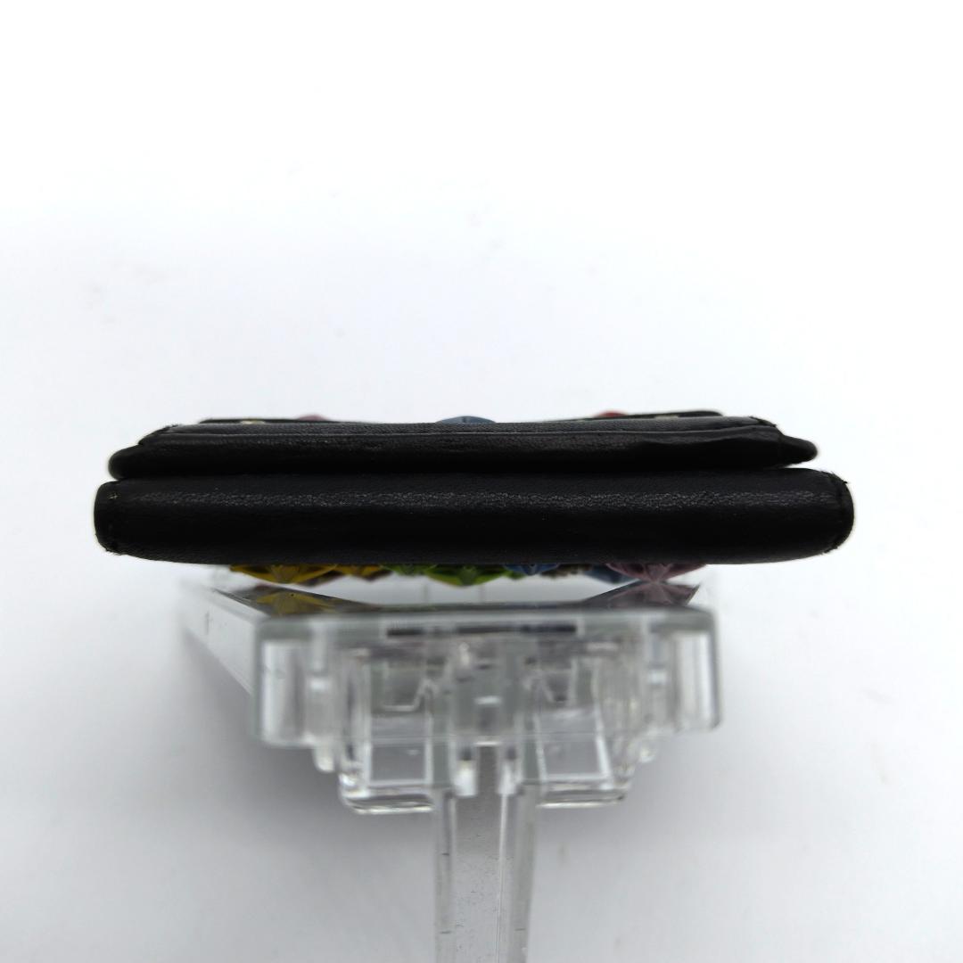 希少 ジミーチュウ 10周年限定品 3つ折り財布 クリスタル ブラック スタッズ