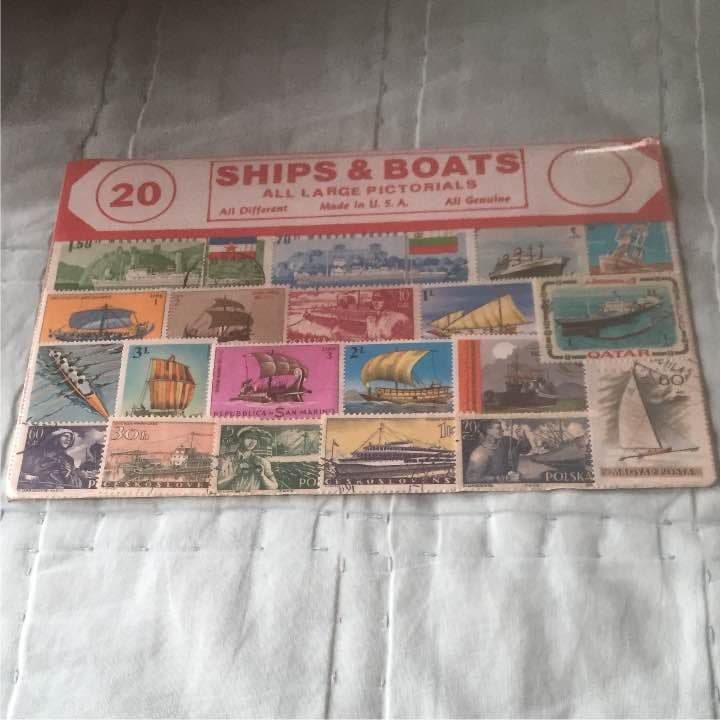 海外切手コレクション　Ship & Boats 船