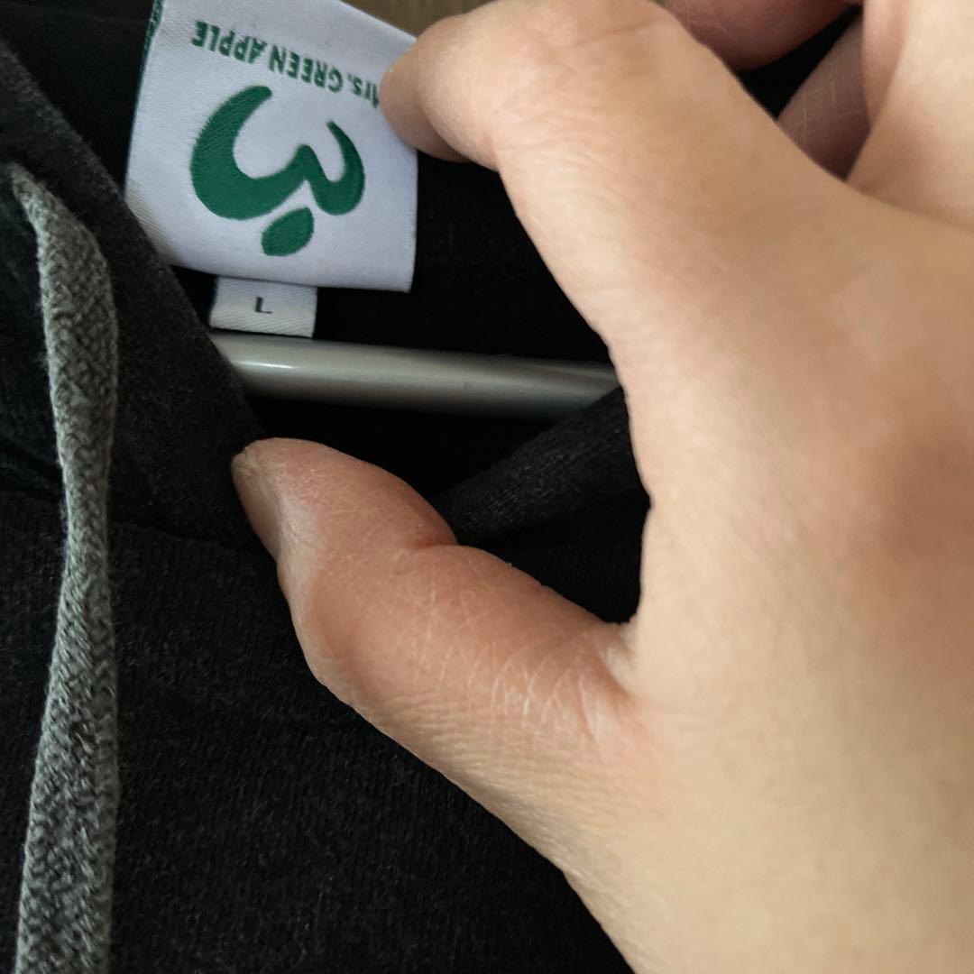 Mr. GREEN APPLE パーカー Lサイズ ブラック