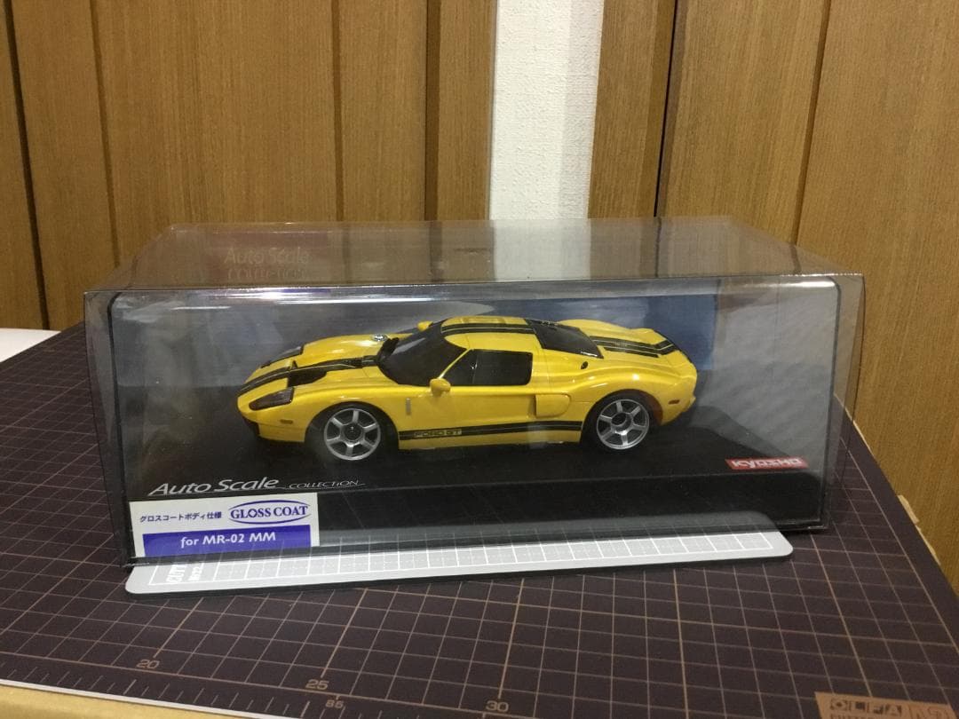 ミニッツ　ASC　フォード　FORD　GT（イエロー）新品