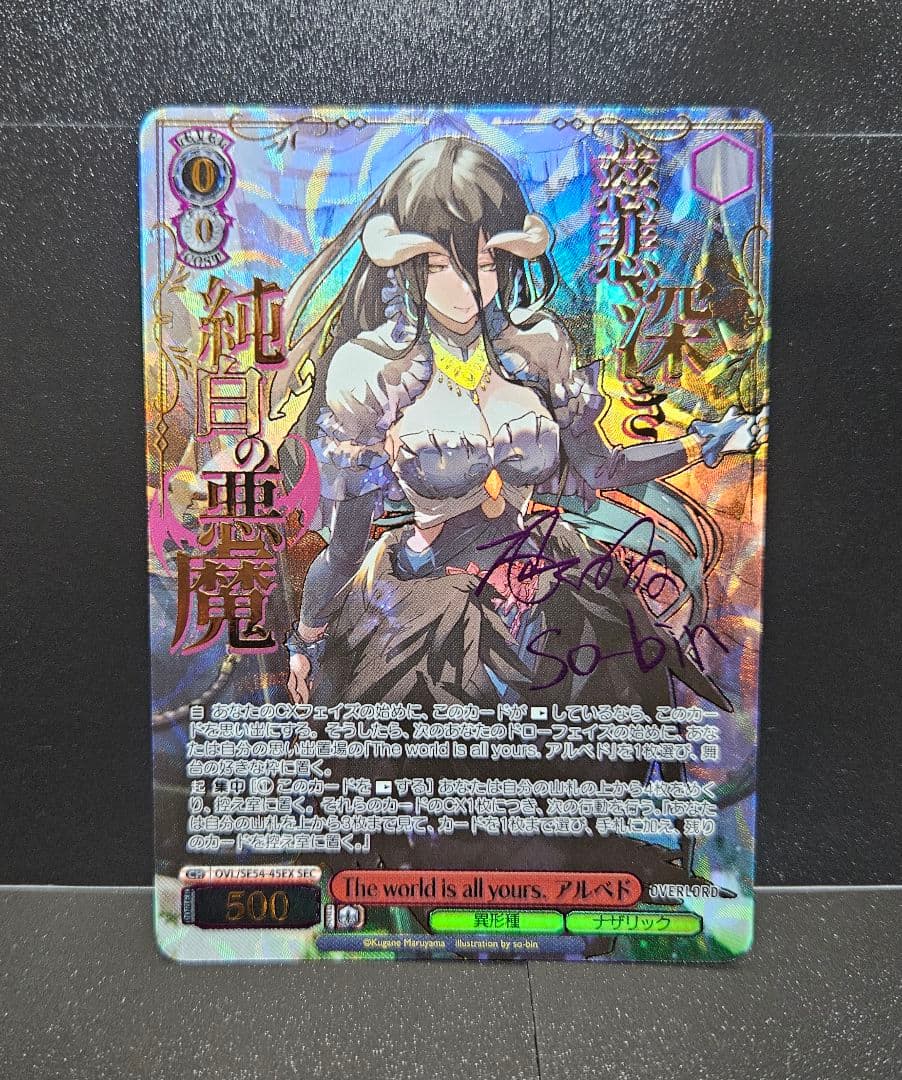 The world is all yours. アルベド　SEC