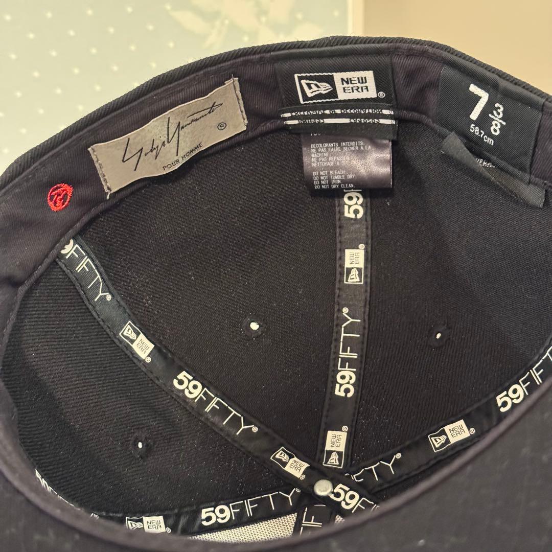 新品　ニューエラ　59fifty ヨウジヤマモト　ズームアップ　7 3/8