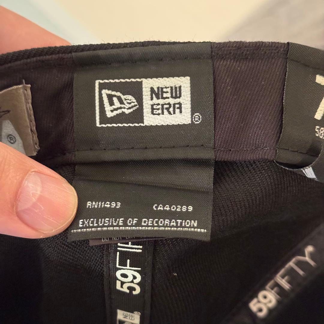 新品　ニューエラ　59fifty ヨウジヤマモト　ズームアップ　7 3/8