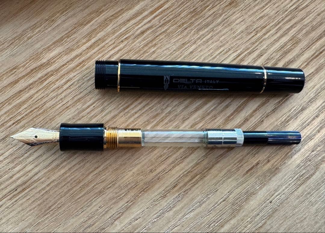 DELTA Via Veneto 14K585 未使用 付属品完備 イタリア製