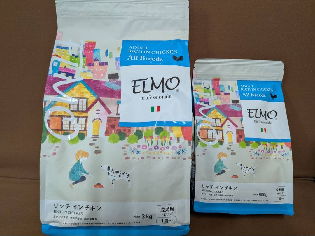 ELMO ドライフード 3kg & 800g セット