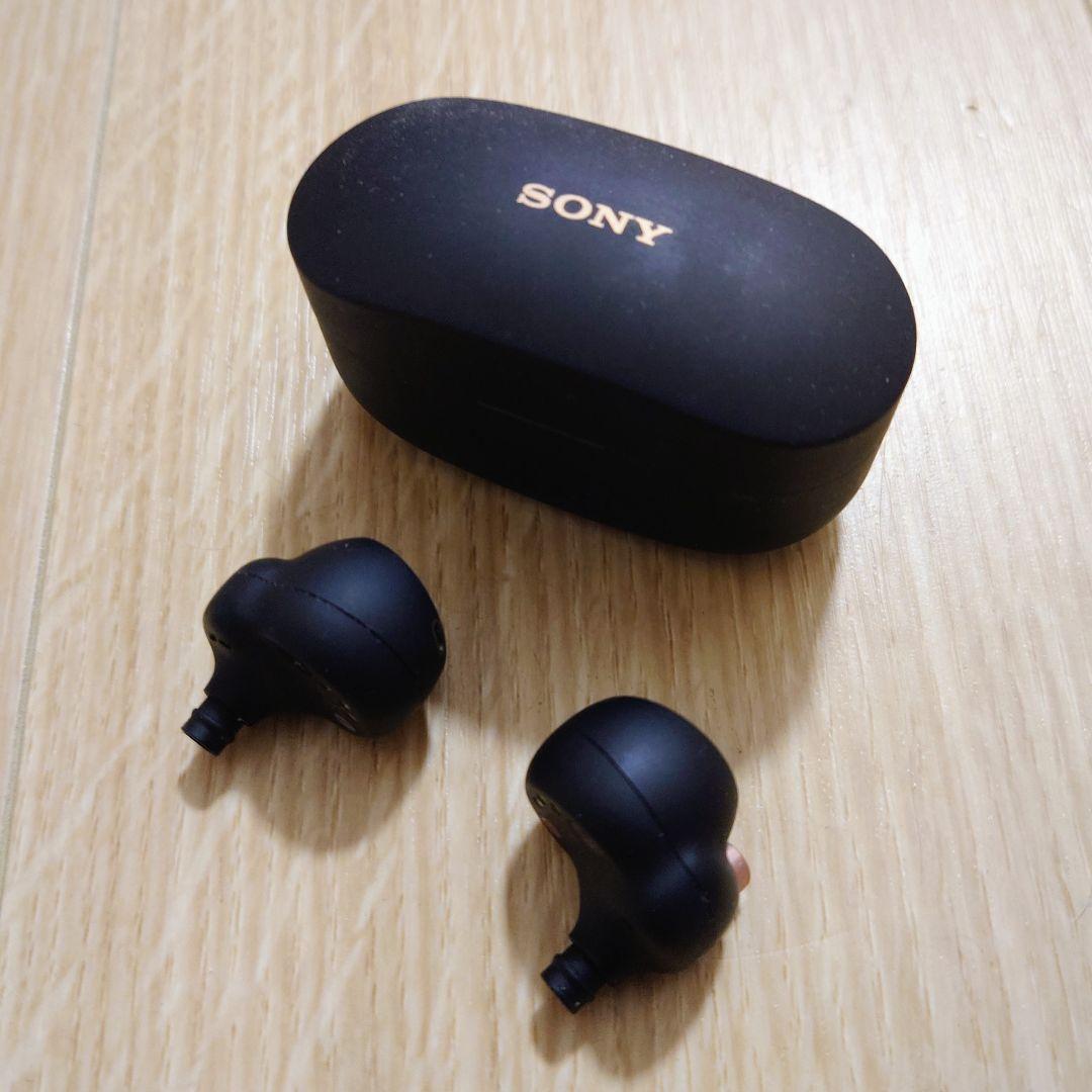 ソニー WF-1000XM4 バッテリー新品交換済 ブラック ワイヤレスイヤホン