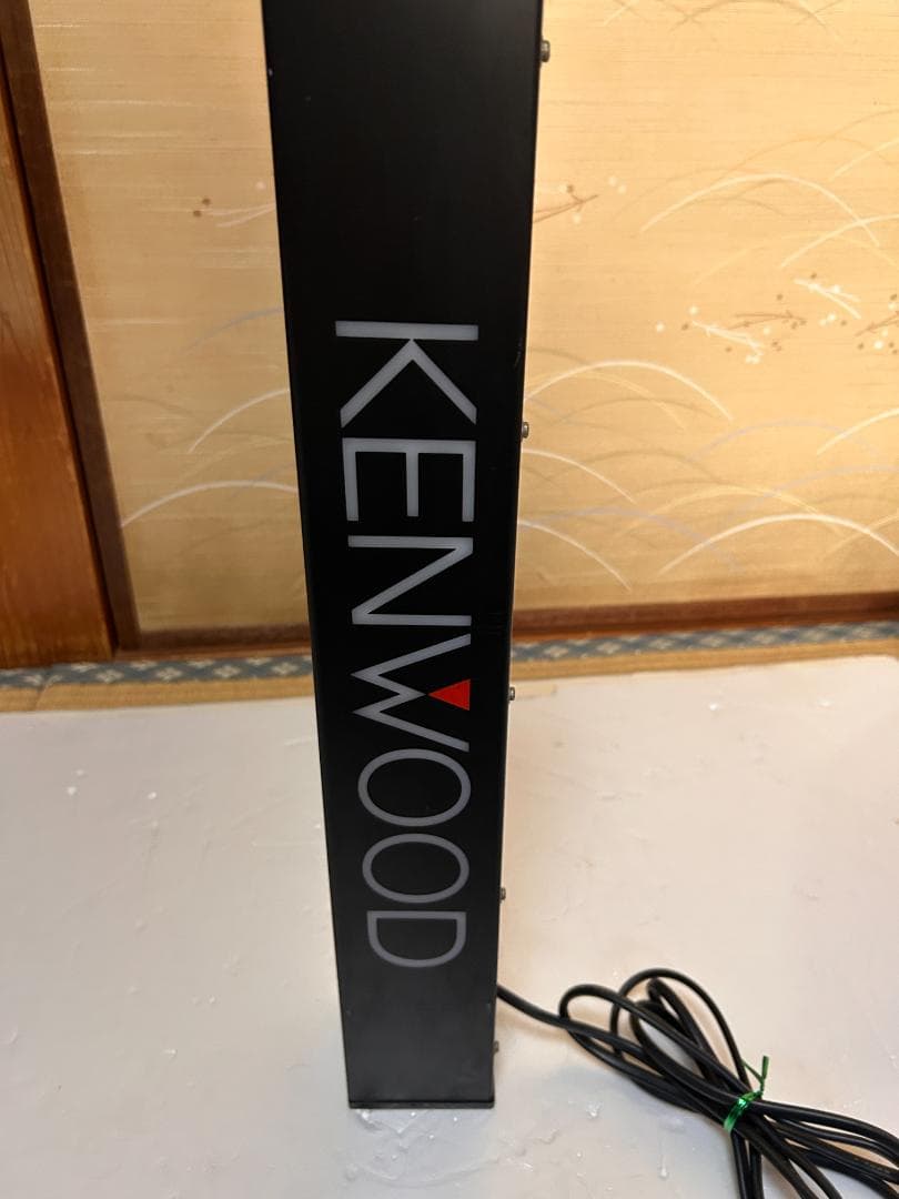 当時物　KENWOOD 　店頭ディスプレイライト　　現状