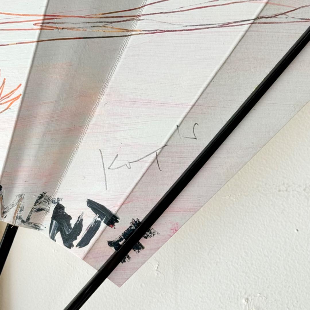 【師鯉江良二】中島勝乃利『eternamente 永遠に②』飾扇（宮脇売扇庵仕）