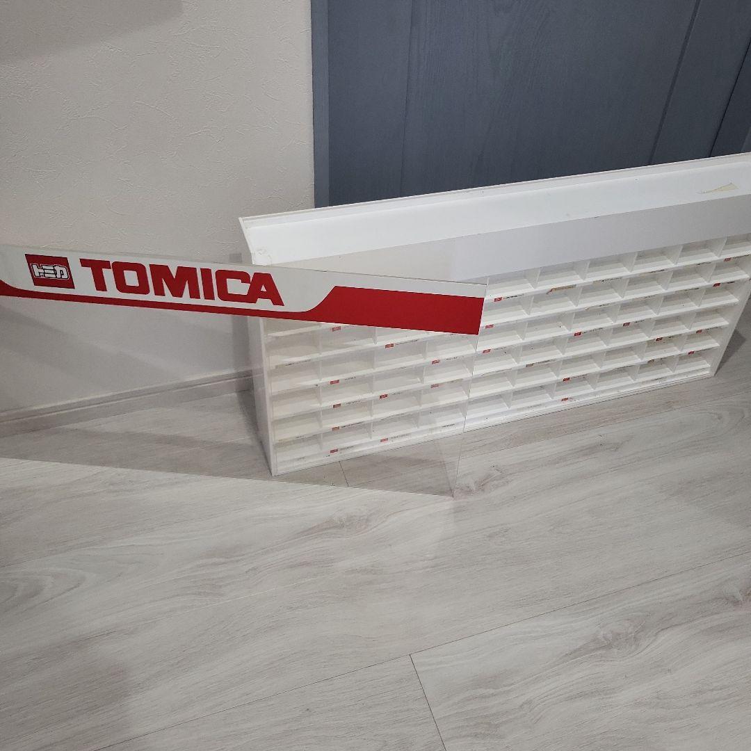【希少品】トミカ 店頭ディスプレイラック ホワイト/レッド