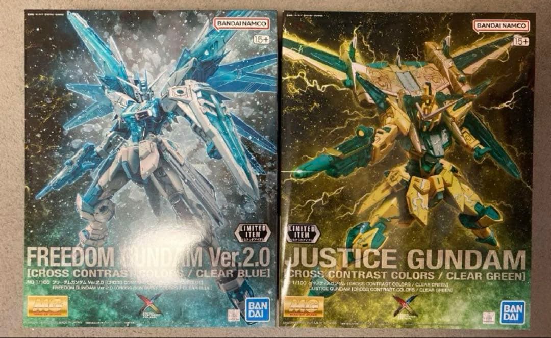 MG フリーダムガンダム2.0 ジャスティスガンダム クロスコントラストカラー