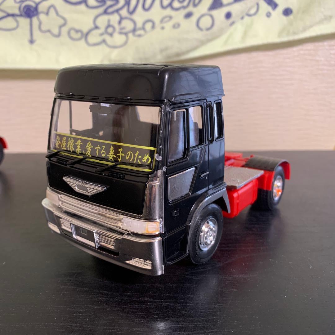 テラビィ　プロフィア　セルフローダー　木材運搬車 デコトラプラモデル