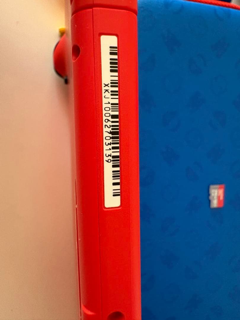 Nintendo Switch マリオレッド×ブルー セット【箱無】SDカード付