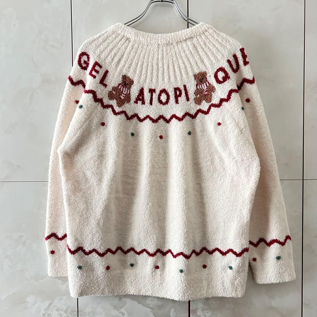 ジェラートピケHOLIDAYクマ柄ノルディックジャガードプルオーバー＆パンツ