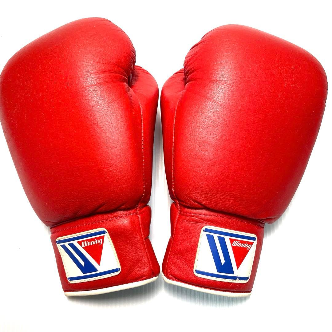 ボクシング Winning boxing glove BLACK12oz RED8oz