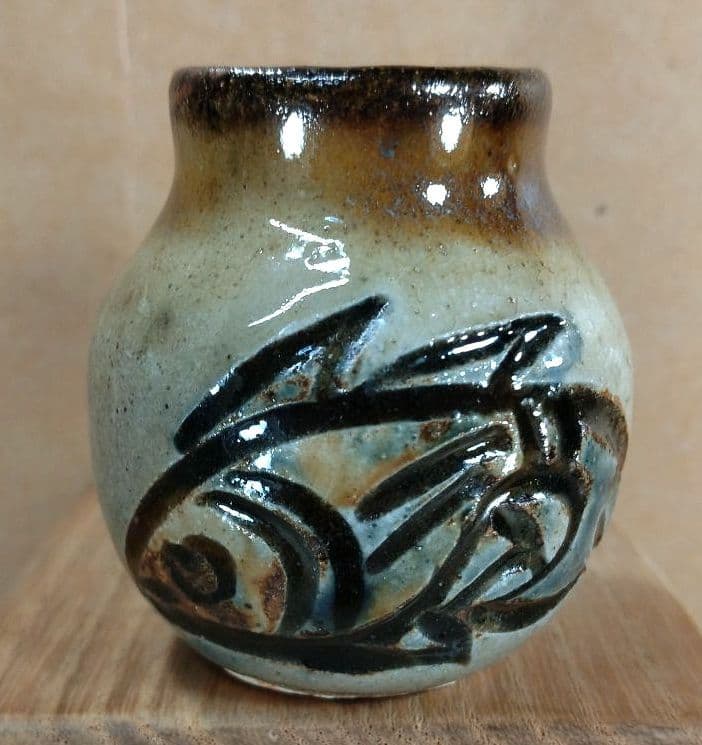 【本物保証】金城次郎 小壷 共箱 壷屋焼 琉球陶器人間国宝 美品 やちむん