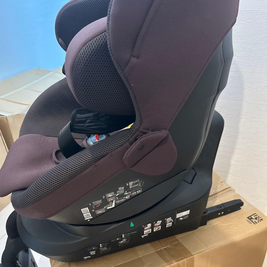 美品　エールベベ　クルットR　ST　ブラウン　BF171　チャイルドシート