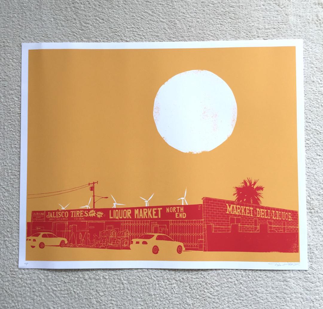 Evan Hecox Palm Springs North End ポスター