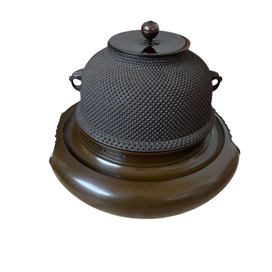 【大特価‼︎】般若勘渓作　茶道具　唐銅朝鮮風炉　新品未使用