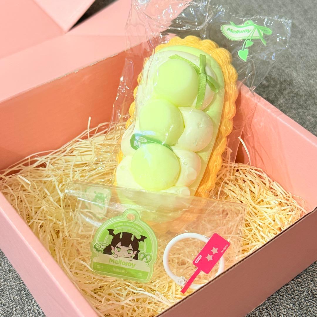 レアMellojoyメロジョイ/スクイーズ/フィンガータルト/メロン/melon